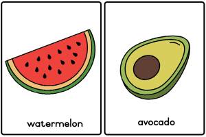 Fruit Flaschcards