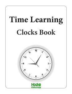 Time Learning Book