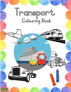 Transport Colouring Book