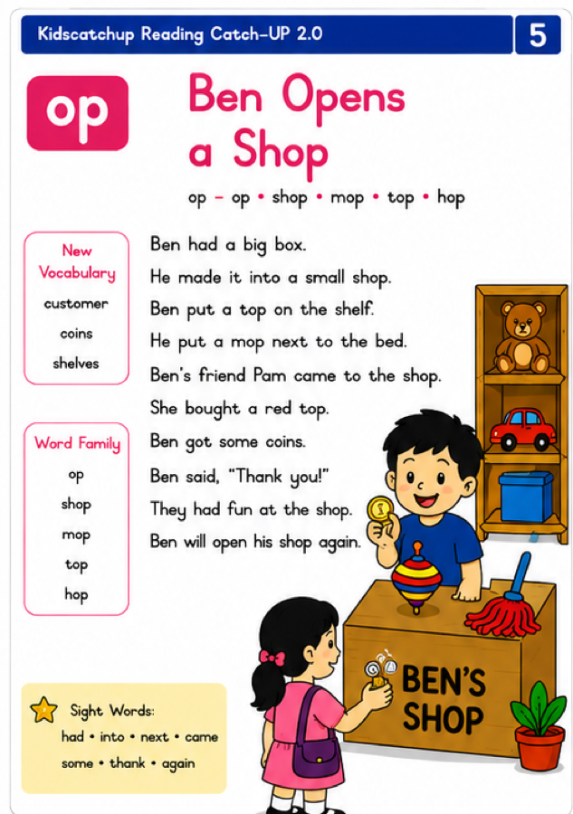 Reading 2.0 story page