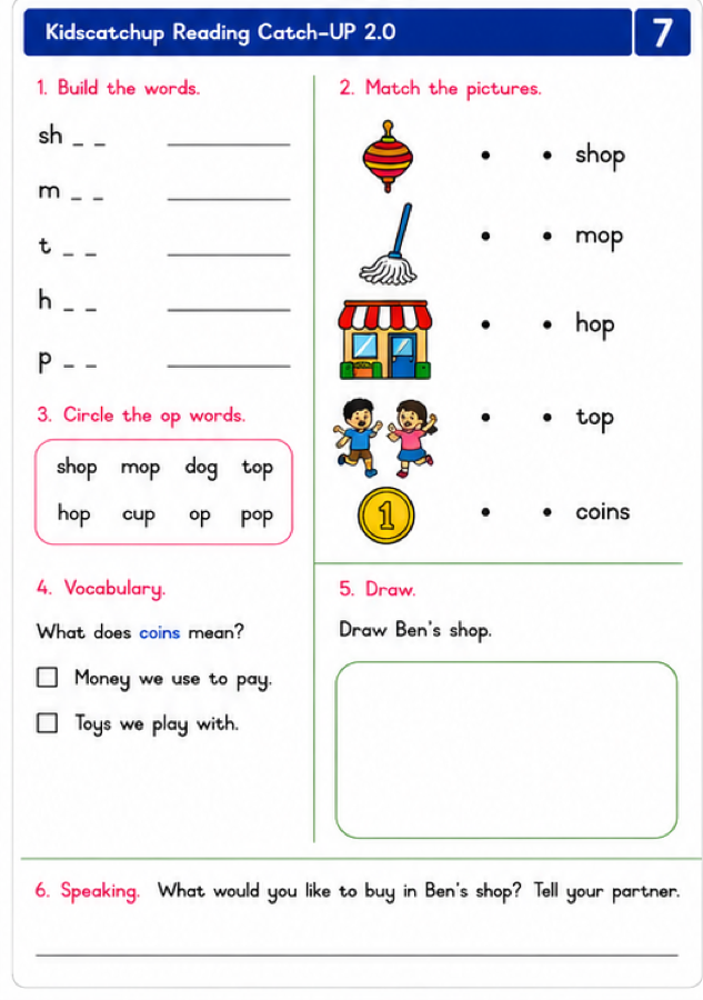 Reading 2.0 worksheet